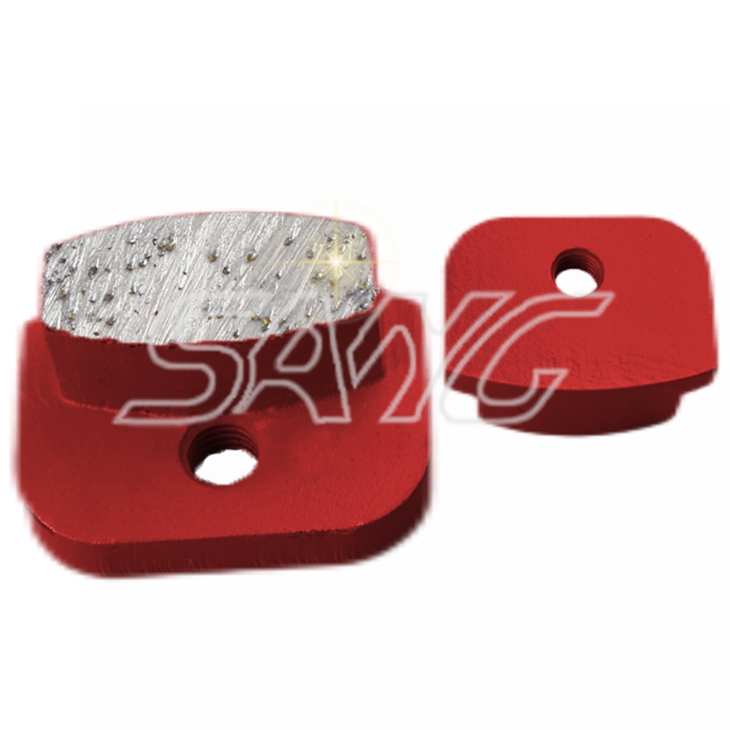 Prémium minőségű Newgrind Diamond Tools betoncsiszoló cipő az orrszarvú padlócsiszolóhoz
