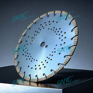 350 mm -es turbó szegmens lézeres hegesztő gyémánt fűrészpenge a beton vágásához