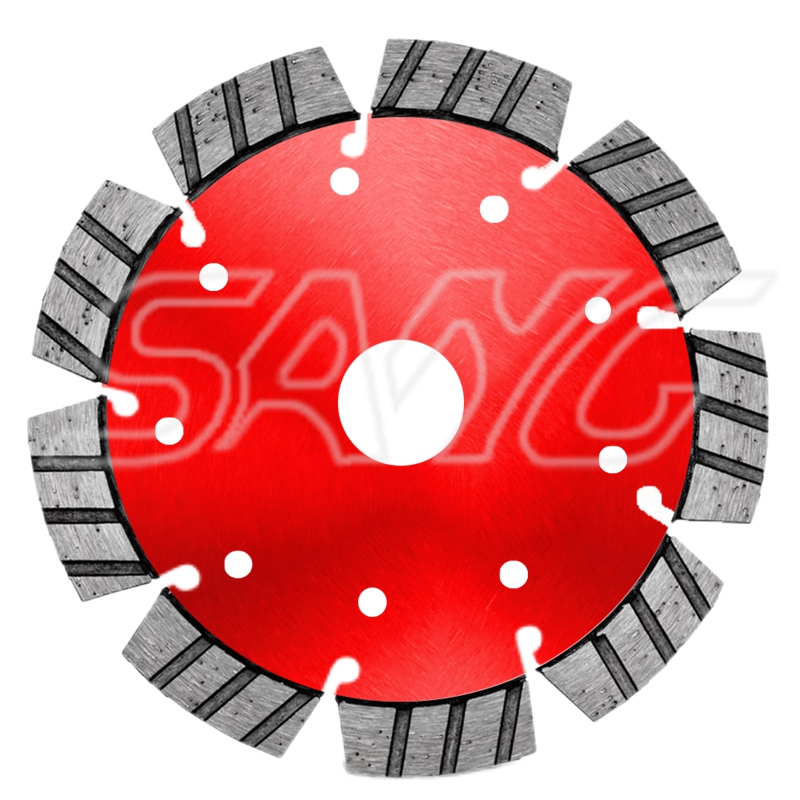 Tuck Point Diamond Blade 6 mm vastagság szegmens gyémánt vágás fűrészpenge csiszoló tárcsa