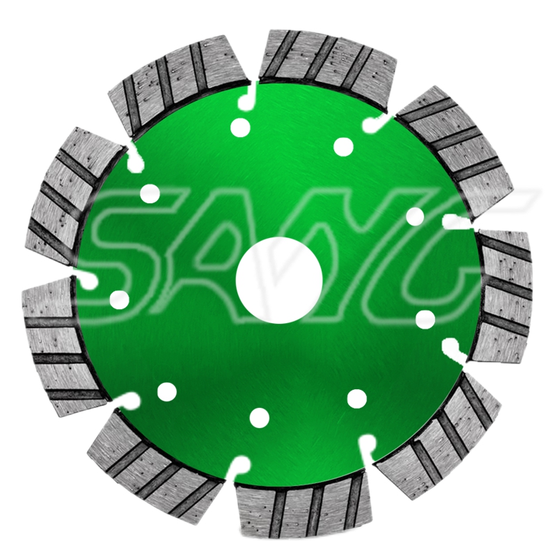 Tuck Point Diamond Blade 6 mm vastagság szegmens gyémánt vágás fűrészpenge csiszoló tárcsa